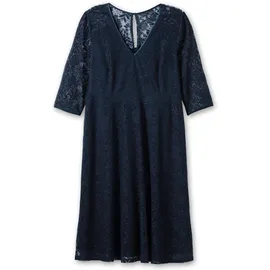 sheego Etuikleid Blau 52