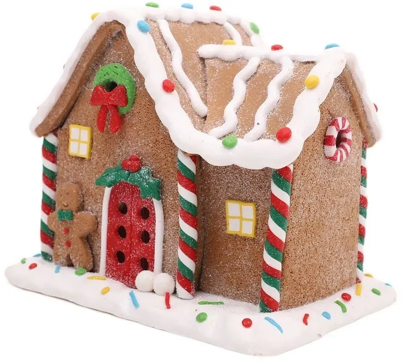 Deko Lebkuchenhaus 13cm