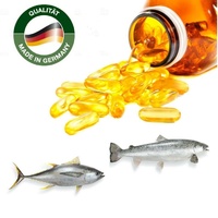 250 Stck Omega 3 Fischöl Lachsöl Kapseln 1000 mg 18% EPA 12% DHA in der Dose