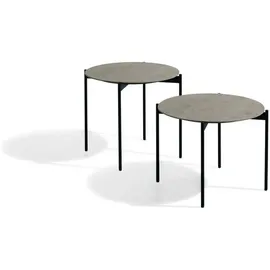 Wohnling Couchtisch WL6.695 Metall schwarz 66 x 30 x 66 cm