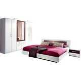 RAUCH Schlafzimmer-Set »Burano«, (Set, 4-St) grau|weiß