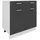 VCM Unterschrank Esilo 80 x 46 x 82 cm Grau
