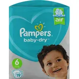 Pampers Baby Dry 19 Windeln Rundum Auslaufschutz Größe 6 Extra Large 13 -18 kg