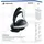 Sony PlayStation Pulse Elite Wireless, Over-ear Gaming-Headset Bluetooth Weiß / Schwarz