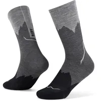 Buff Lightweight Merino Wool Crew Socken Schwarz  S