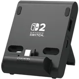 Hori Dual USB PlayStand Halterung schwarz Nintendo Switch 2