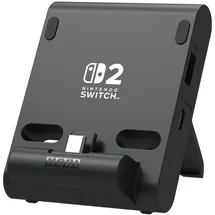 Hori Dual USB PlayStand Halterung schwarz Nintendo Switch 2