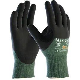 BIG Arbeitsschutz GmbH Schnittschutzhandschuhe MaxiCut®OilTM 44-305 Gr.10 grün/schwarz EN 388 PSA II