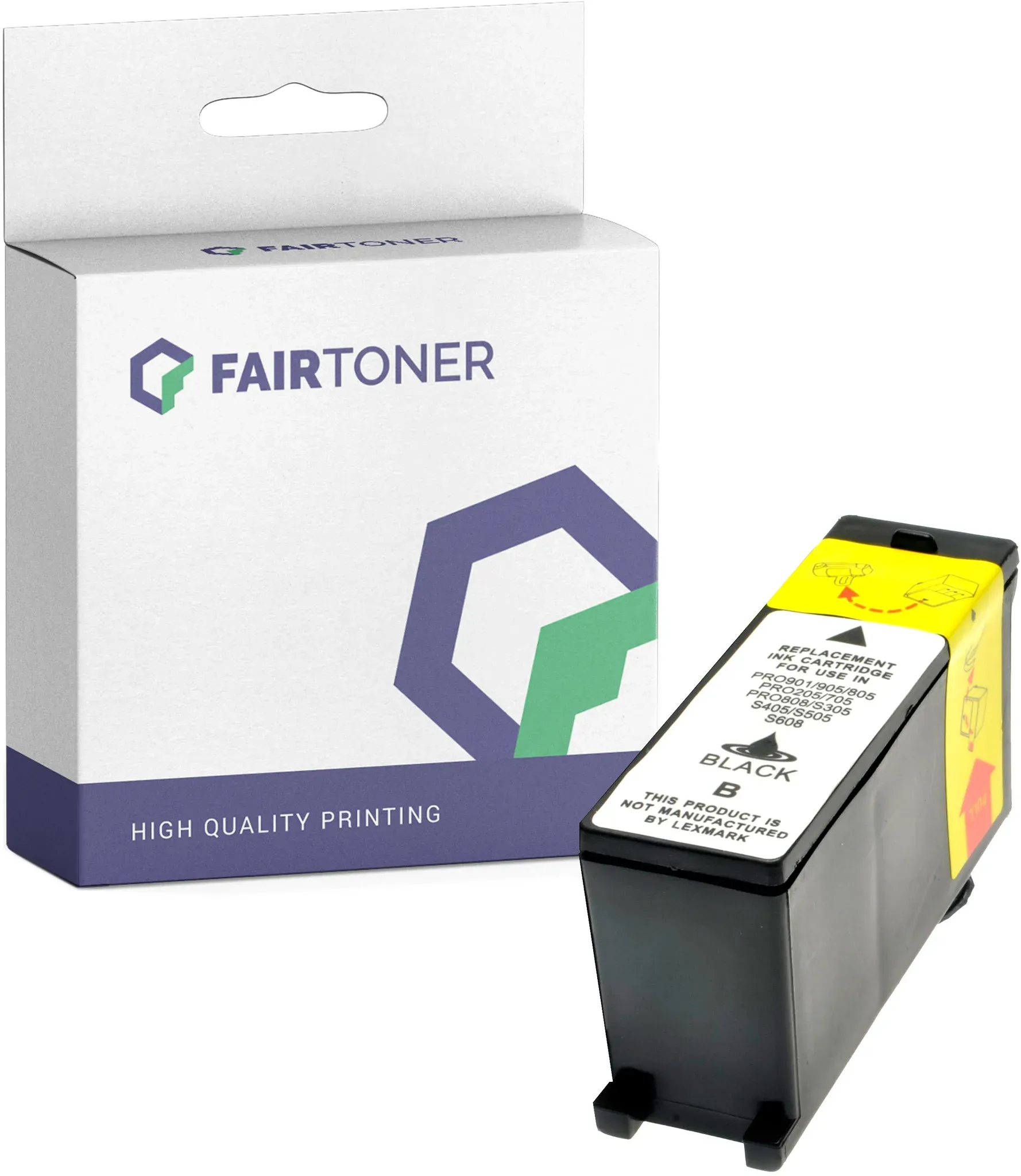 Kompatibel für Lexmark Prevail Pro 702 (14N1092E / 100XLA) Druckerpatrone Schwarz