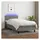 vidaXL Boxspringbett 100 x 200 cm Dunkelgrau