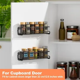 Priksia Gewürzregal Wand-Set 2er Organizer Metall