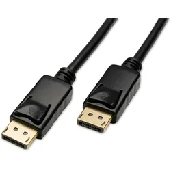 Captiva Kabel Displayport zu Displayport schwarz 4K 60Hz 2m HighSpeed DP zu DP