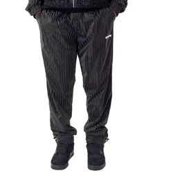 Sixth June Herren glänzende Jogging-Hose Freizeit-Jogger Homewear M12673VPA Schwarz - S