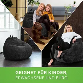 Green Bean Sitzsack Schwarz,