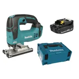 Makita DJV142Y1J im MAKPAC Akku-Pendelhubstichsäge 14,4V Hinweis: 14,4V ohne Ladegerät inkl. Einlage