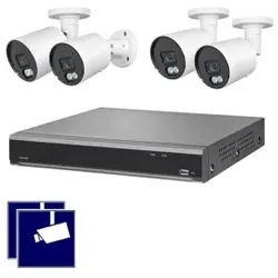 Indexa 26578 NVR Set Netzwerk-Videorecorder NVR508-POE 4x IP-Kamera NWB6250 NWA26 SET NWA26SET
