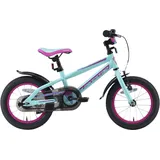 Bikestar Urban Jungle 14" türkis/pink Rücktrittbremse