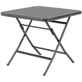 Gardissimo GARDA Gartentisch Klapptisch 80x80cm klappbar anthrazit