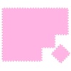Puzzlematte Uni Pink 20 Teile Baby Kinder Puzzlematte ab Null - 30x30 Schaumstoff Isomatte Baby Kinder Puzzlematte