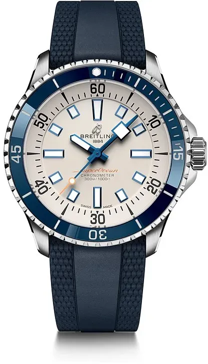 Breitling Herrenuhr Superocean Automatic 42 A17375E71G1S1 - silber