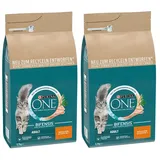 Purina ONE Bifensis Adult Trockenfutter Katzen Huhn & Vollkorngetreide 2x5,7Kg