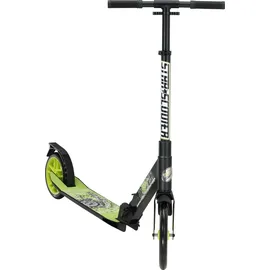 Star Scooter Alu City Tretroller klappbar, Big Cruiser Schwarz Grün