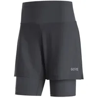 Gore Wear Gore Damen R5 2in1 Shorts schwarz 48.6