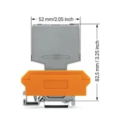 Wago 286-797 Optokopplermodul, Statusanzeige rot, grau 286797