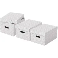 Esselte Home 26,5 x 20,5 x 36,5 cm 3-tlg. weiß