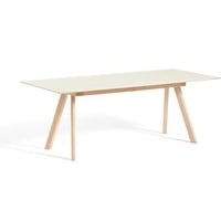 Tisch CPH30 ausziehbar soaped oak - off-white linoleum 200 cm L