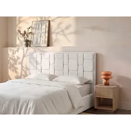 vente-unique Bettkopfteil Hermine beige