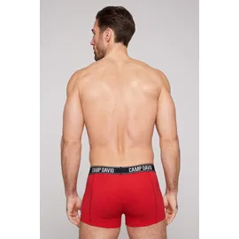 Camp David Boxershorts 2 Stk., im 2er- Pack mit Logobund Gr. XL - 2 Stk., red / navy, , 54355364-XL 2 Stk.