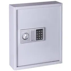 Olympia Schlüsseltresor GOsafe 50B - 45 x 36 x 12 cm, in Grau, Nummerierte Schlüsselplätze, mit Zahlencode und Sicherheitsschlüssel