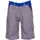Planam Highline Shorts zink/blau/rot XXL