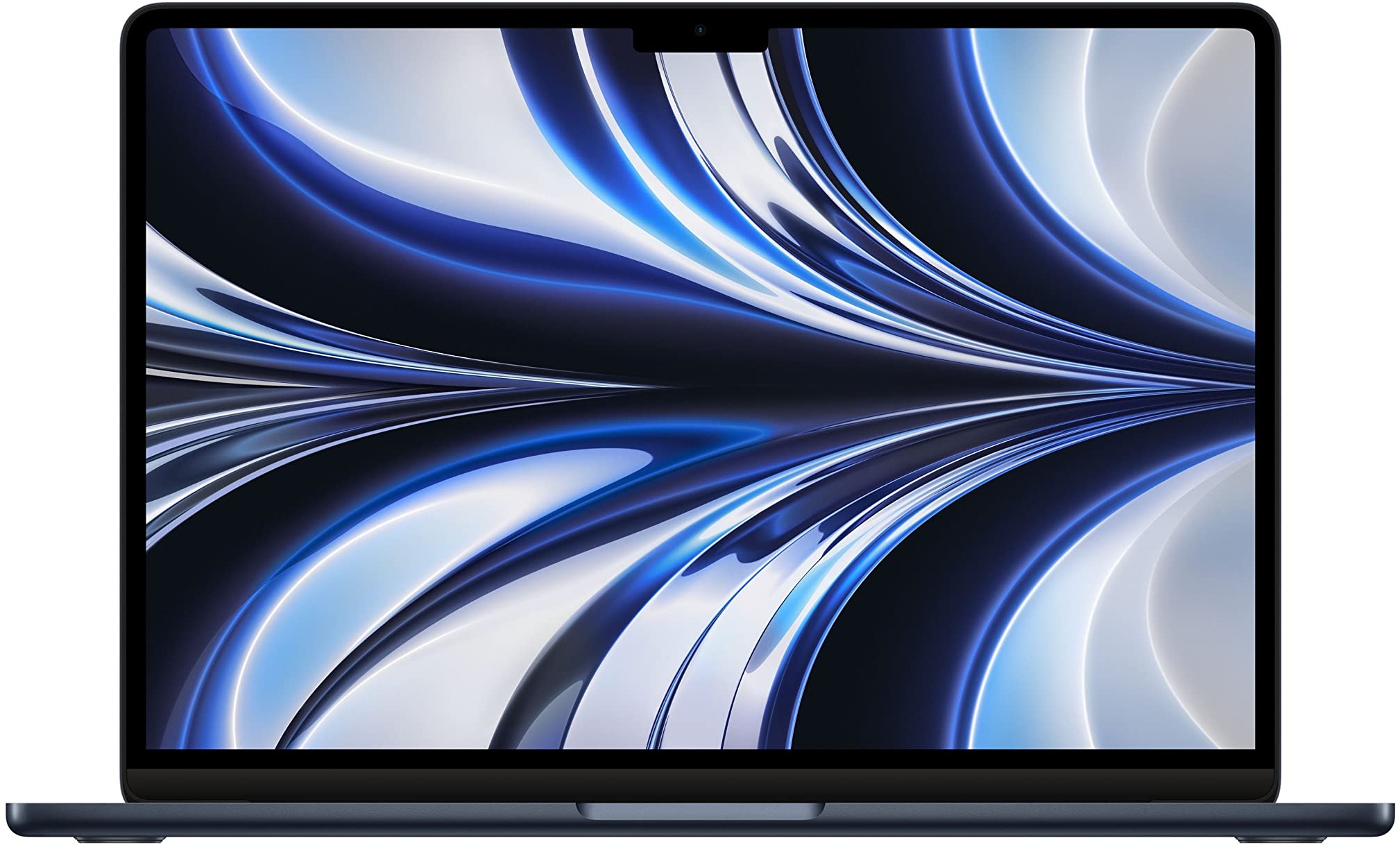 Apple 2022 MacBook Air Laptop mit M2 Chip: 13,6" Liquid Retina Display, 8GB RAM, 256 GB SSD Speicher, beleuchtete Tastatur, 1080p FaceTime HD Kamera. Kompatibel mit iPhone/iPad; Mitternachtsblau