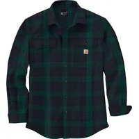 CARHARTT Flannel Plaid, Hemd - Grün/Blau - M