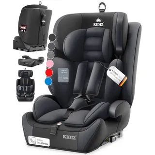 Kidiz Autokindersitz Gruppe 1+2+3 schwarz