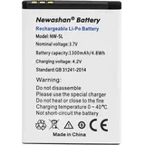 NEWASHAN Ersatzakku RCB01P01 RCB413 1300 mAh 3,7 V kompatibel mit Doro Telefon Primo 406 413 414 Portable Flip Smartphone Li-ION Li-Po Akku RCBNTC01