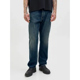 JACK & JONES Herren, Jeans JJICHRIS JJORIGINAL High Waist Relaxed fit, 12278270 blau Hoher Bund Knopfleiste W 29 L 32,