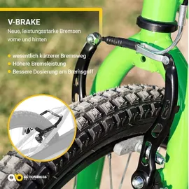 ACTIONBIKES MOTORS Zombie 12 Zoll grün