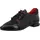 SIMEN Klassische Schnürschuhe Damen Schwarz 38