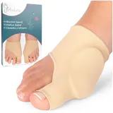 HALUTO Hallux Valgus Schutz Bandage - Zehenbandage Zehentrenner Hallux Valgus - Hallux Valgus Socken Mit Gelschutz - Fussbandage für Schuhe