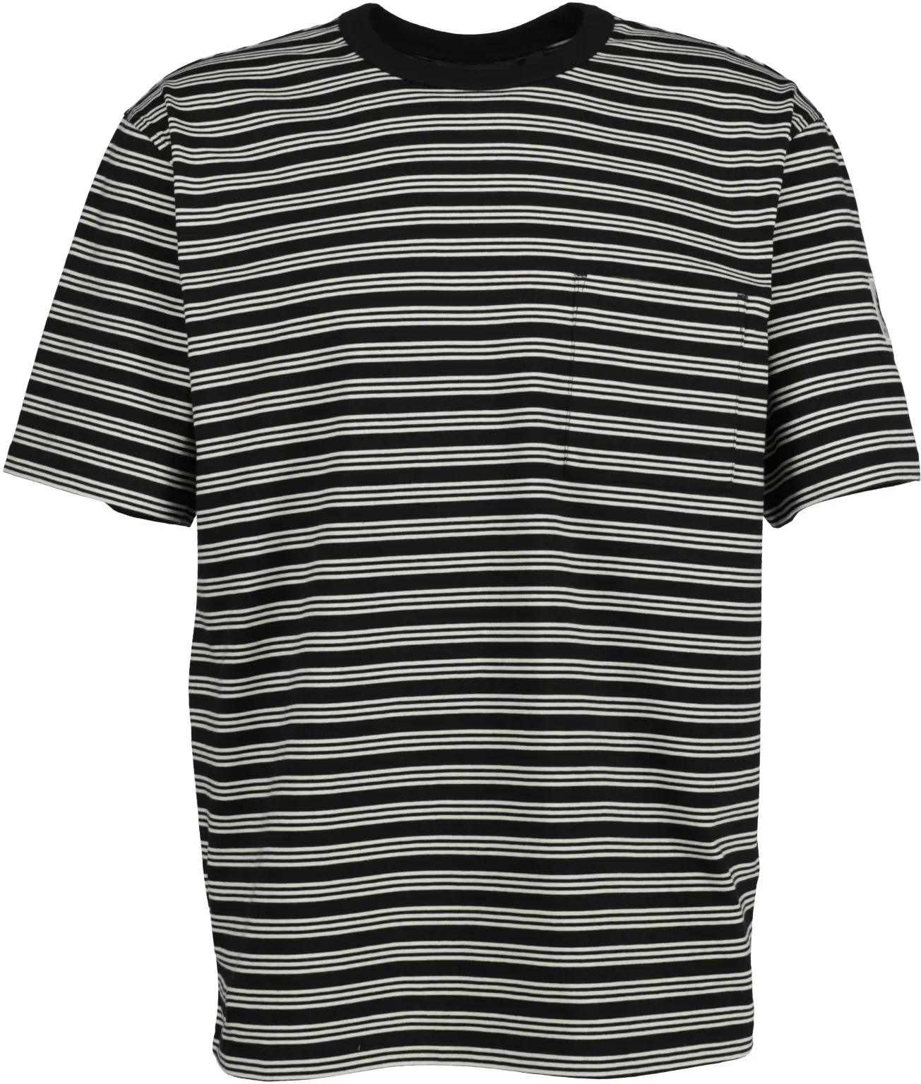Streifenshirt Drum Schwarz L