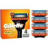 Gillette Fusion 5 Power Rasierklingen für Rasierer, 4 Ersatzklingen für Nassrasierer Herren mit 5-fach Klinge, Made in Germany