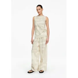 Comma, Hose mit wid-leg Beige 40/REG