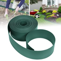 ACXIN Rasenkante Kunststoff Mähkante Grün 60m, Rolle Beetumrandungen für Wege, Begrenzungen, Kieswege, Beeteinfassung aus 100% PP-Kunststoff (120 x 2 mm, Grün)