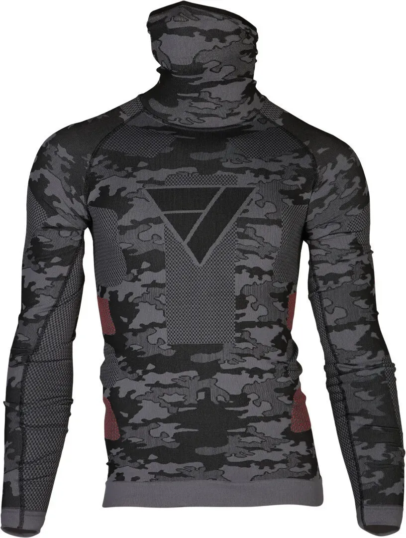 Modeka Tech Dry Bandana Longsleeve Funktionsshirt, schwarz-mehrfarbig, Größe L für Männer