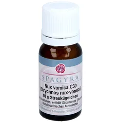 NUX Vomica C 30 Strychnos Nux-Vomica Glo 10 g
