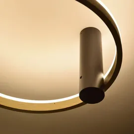 s.luce Ring Air LED 3 dimmbar rund schwarz/Aluminium
