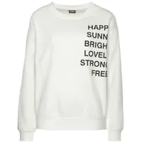 Buffalo Sweatshirt mit Statement Druck Weiß 36/38